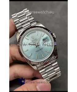 Rolex Day Date Presidential 904L Steel 40MM - Blue Patterned Dial 1:1 Mirror Quality Watch