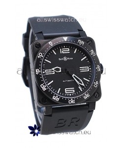 Bell and Ross BR 03 Type Aviation Carbon Swiss Automatic Watch