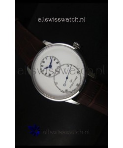 Jaquet Droz Grande Seconde Ivory Enamel Stainless Steel Case Watch in White Dial